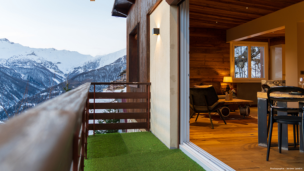 L'espace salon du Chalet.